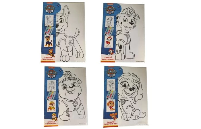 Paw Patrol Canvas Schilderset Ass
