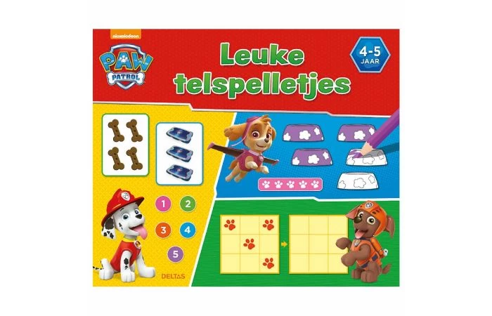 Disp Deltas Paw Patrol Schrijf En Tel 6ass 24dlg - Afbeelding 2