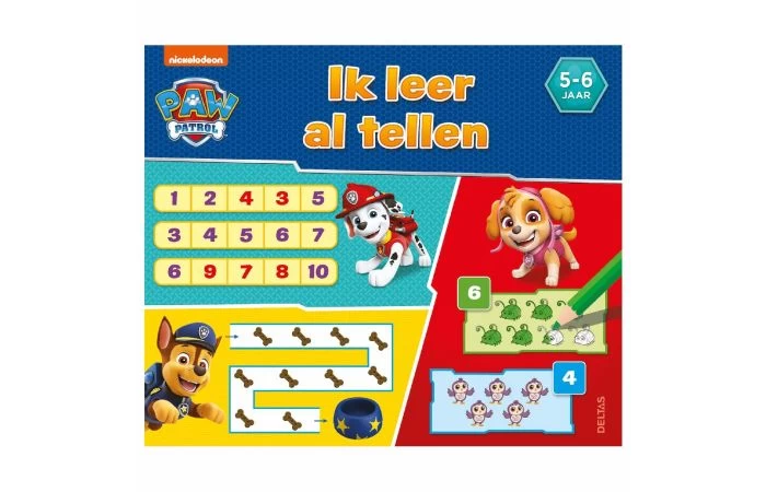 Disp Deltas Paw Patrol Schrijf En Tel 6ass 24dlg - Afbeelding 7