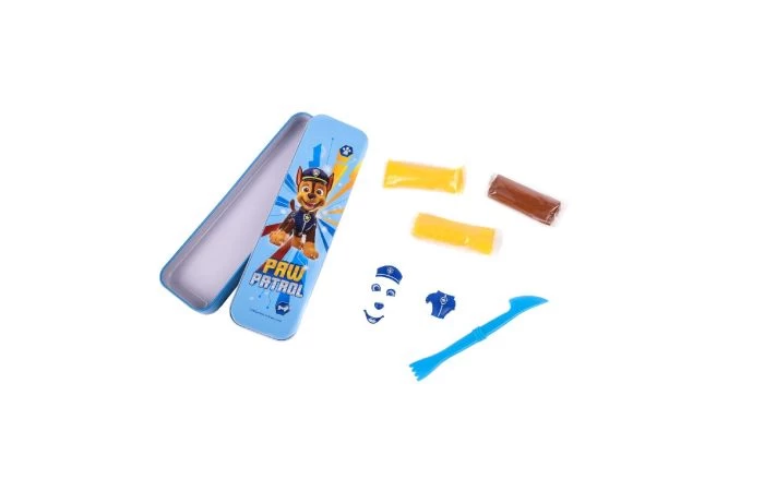 Paw Patrol Okidoki Dough 3d Tin Case + Accesoires - Afbeelding 2