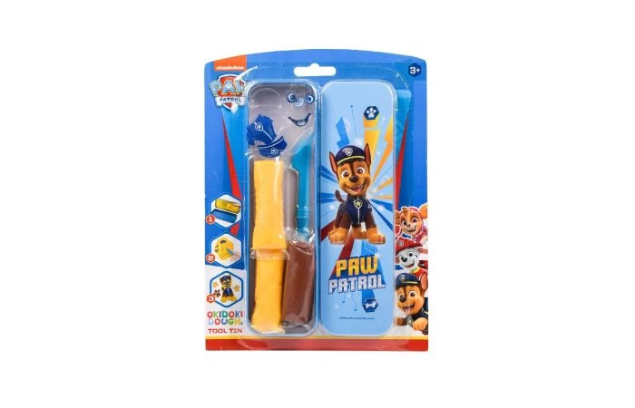 Paw Patrol Okidoki Dough 3d Tin Case + Accesoires - Afbeelding 3